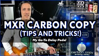 Tutorial for MXR Carbon Copy Analog Delay Favorite settings [upl. by Heck451]