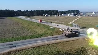 Exclusive French Army DGA tests new Leclerc XLR MBT tank 120mm cannon firepower capabilities [upl. by Asp]