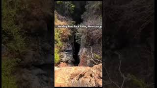 People throwing rocks rock nature steeprock adventuresport mountains sliderock mountain [upl. by Ttam]