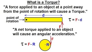 Physics 15 Torque Fundamentals 1 of 13 What is Torque [upl. by Zeitler106]