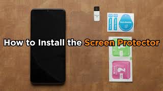 How to install the screen protector！ [upl. by Shargel733]