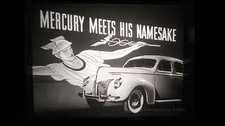 Ford Motor Company Filmstrip  1940  Mercury Meets His Namesake  Part 1 of 2  Rare [upl. by Yand]