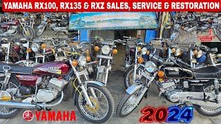 YAMAHA RX100 RX135 amp RXZ SALESSERVICE amp RESTORATION SHOP IN CHENNAI🏍💝💯 DOLLAR RACING  ARK Diaries [upl. by Noside]