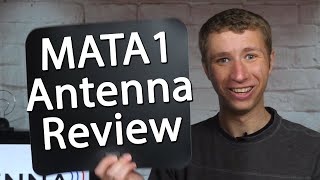 Mata1 Amplified Indoor HD TV Antenna Review quot250 Milesquot [upl. by Freudberg]