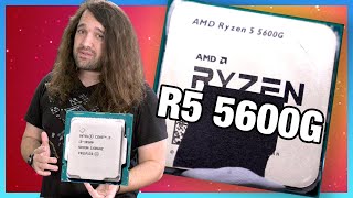 AMD Ryzen 5 5600G APU Review amp Benchmarks 260 CPU  GPU vs 5600X amp More [upl. by Pauwles]