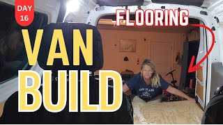 NEW VAN  DAY SIXTEEN  Sound Barrier trip to Lowes Flooring choices vanlife [upl. by Megargee]