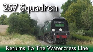 257 Squadron Returns to The Watercress Line [upl. by Humfried]