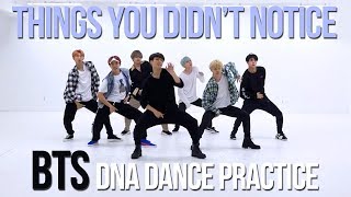 things you didnt notice in BTS DNA DANCE PRACTICE [upl. by Kulsrud216]