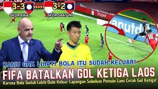 🌍FIFA TURUN TANGAN  Gol Ketiga Laos Dibatalkan  Indonesia Keluar Sebagai Pemenang Jadi Tuntutan [upl. by Anaig95]