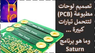 في المختبر 276 لوحات PCB لتيارات كبيرة  كيف ؟ وما هو برنامج Saturn [upl. by Thurlough]