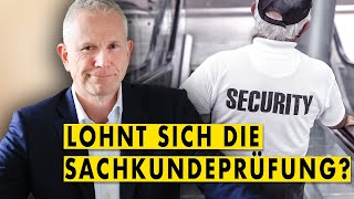 §34a GewO Sachkundeprüfung I Lohnt sich die wirklich 2023 [upl. by Aerdnua]