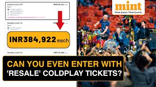 Can You Enter The Coldplay Concert With Resale Tickets  BookMyShow Warns Against Ticket Scalping [upl. by Tutt360]