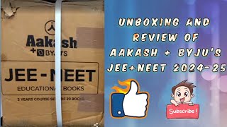 Aakash Byjus study material for Jee and Neet 2024 Unboxing and detailed review Praveenkumar [upl. by Rimisac]