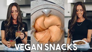 HEALTHY VEGAN SNACK RECIPES [upl. by Rozina]