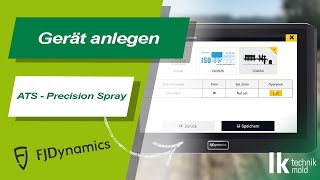 FJ Dynamics ATS Precision Spray  Geräte anlegen [upl. by Musser]