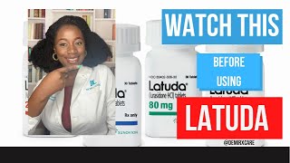 howtouse Latuda  Lurasidone Bipolar disorder  Schizophrenia medication side effects of Latuda [upl. by Innej639]