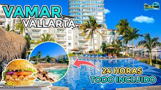 Vamar Vallarta ¿TIENE PLAYA 🤔 SUPER ECONOMICO 🍔🍤¿Qué tal está el hotel 🏪 [upl. by Rains]