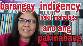 BARANGAY CERTIFICATE OF INDIGENCY yt youtube publicservant inday bangis [upl. by Zetnom]