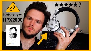 The Best Cheap DJ Headphones Behringer HPX2000 Review [upl. by Lekar697]