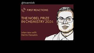 Demis Hassabis says about AI Nobel prize Winner in Chemistry [upl. by Nerual948]