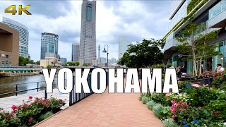 4K Yokohama Japan 🇯🇵 A Springtime Sunday Stroll 🌷japan [upl. by Aneeg]