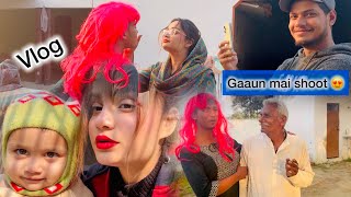 Gaun mai shoot 😂  Vlog  Razika Abaan official [upl. by Hgieloj]