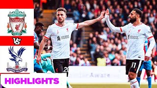 Crystal Palace vs Liverpool 01 Highlights  Premier League  liverpool vs palace  palace LFC [upl. by Hatnamas]