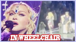 Madonna slams fan for sitting down at concert before finding out theyre in wheelchair [upl. by Garrison794]