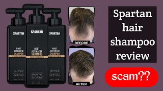 Spartan hair shampoo review  legit or scam [upl. by Ahsirhcal]