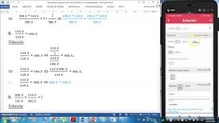 Identidades trigonométricas  en línea con Symbolab las resuelve en 5 segundos [upl. by Deana]