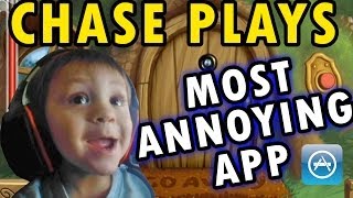 Chase Plays Most Annoying App Ever 2 Year Old Face Cam Do Not Disturb iOS Gameplay [upl. by Assennav]