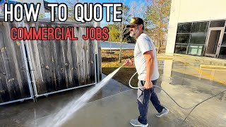 How To Quote Commercial Pressure Washing Jobs  6000 Estimate Breakdown [upl. by Jablon]