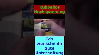 Hochspannung  Werden wir mit dem Rubbellos Hochspannung was gewinnen [upl. by Massab]