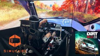 FULL MOTION Rally Simulator  Simucube 2 Ultimate  Simcoaches Hydraulic  Dirt Rally 20  R5 [upl. by Adniuqal305]