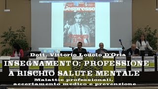 Insegnamento professione a rischio salute mentale [upl. by Halet]