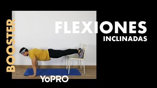 FLEXIONES INCLINADAS para DESARROLLAR LOS PECTORALES  YoPRObooster [upl. by Areivax]