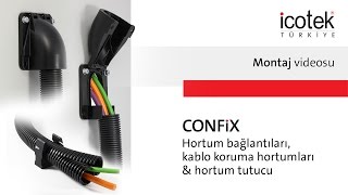 Hortum girişleri CONFiX  Montaj  icotek [upl. by Aneen]