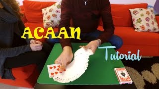 MAGIA ACAAN dal numero sconosciuto TUTORIAL  Magia con le carte con spiegazione [upl. by Nyledam]