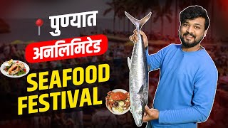 Unlimited Seafood Festival  Food Review  Pune food  Travelufoodie [upl. by Brigitta539]