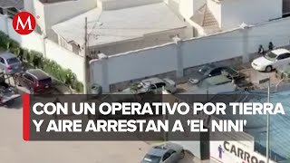 Captan en video la detención de El Nini jefe de escoltas de los chapitos [upl. by Einhorn]