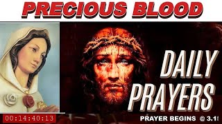 PRECIOUS BLOOD DAILY PRAYER LIVESTREAM [upl. by Ydiarf386]