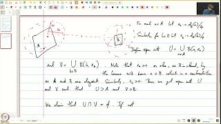 Lecture 35 Normal topological spaces [upl. by Ennazzus]