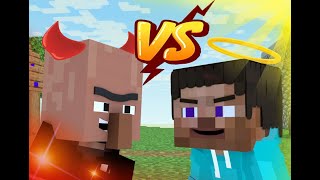 Baby Steve VS Bad Villager Good deeds VS bad deeds Find differens STMine shorts [upl. by Sileray661]