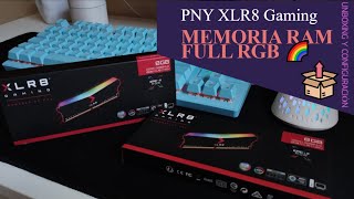 MEMORIA RAM FULL RGB 🌈 PNY XLR8 Gaming EPICX RGB 3200MHz [upl. by Forta15]