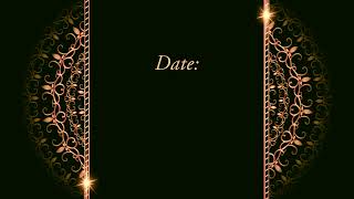 Traditional Wedding Invitation Video  Free Wedding invitation  Free amp Blank video 0360398 [upl. by Gregoire238]