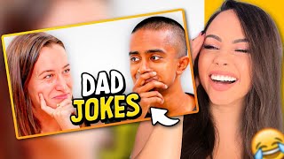 Dad Jokes Dont laugh Challenge Sam vs Akila  Bunnymon REACTS [upl. by Rosamund]