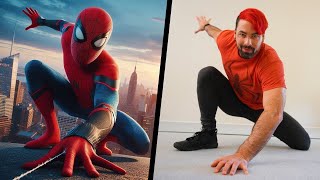 SpiderMan Stunts Challenge In Real Life [upl. by Celle]