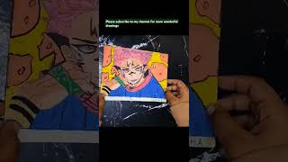 Drawing of sukuna from jujutsu kaisen artsukuna anime  shortsfeed shorts [upl. by Tavey]