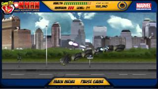 Iron Man Armored Adventures Flight Test 2  GamePlay for Kids ✓ [upl. by Mckale]