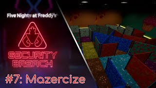 FNAF SECURITY BREACH FULL WALKTHROUGH 7 Mazercize NO COMMENTARY fnaf [upl. by Aryhs13]